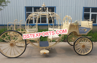 Elegant Wedding Cinderella Golden Carriage