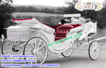 American Wedding Landau Horse Carriage