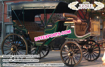 Traditional Victoria Horse Buggy Carriage