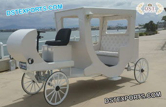 Australian Luxury White Horse Carriage