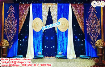 Bollywood Wedding Mehndi Function Drapes/Curtain