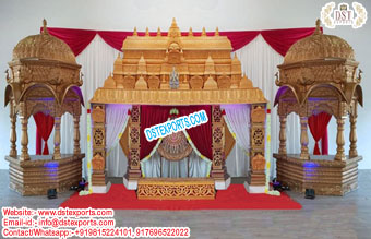 Srilankan Wedding Manavarai Temple Stage