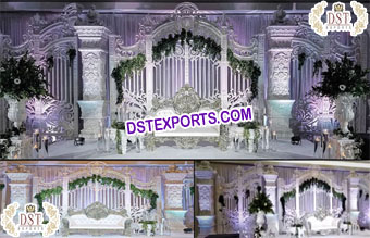 Indo Western Wedding Gate Frame Stage