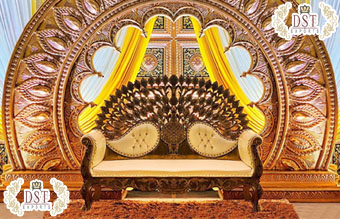 Srilankan Wedding Peacock Style Sofa