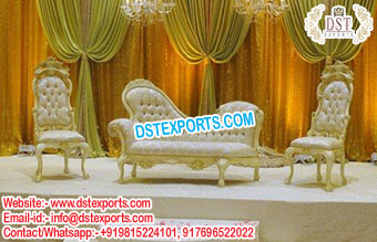 Modern Wedding Stage Italian Couch & Chairs