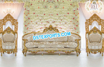 Maharani Wedding Stage Couch & Chairs