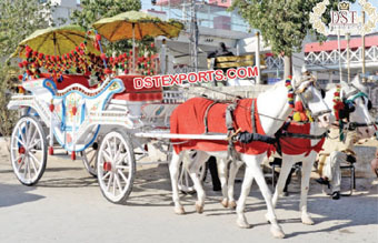 Traditional Marriage Pakistani Horse Buggy/Cart
