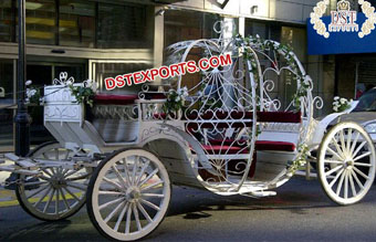 Queen Wedding Cinderella Horse Carriage