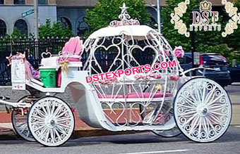 Queen Wedding Cinderella Coach California