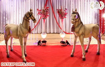 Beautiful Horse Sculpture For Wedding Entrance