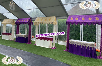 Desi Style Wedding Decor Food Stalls