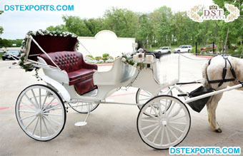 Luxury Four Seater Touring Horse Carriage
