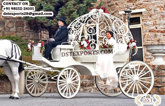 Luxury Life Size Cinderella Carriage for Wedding